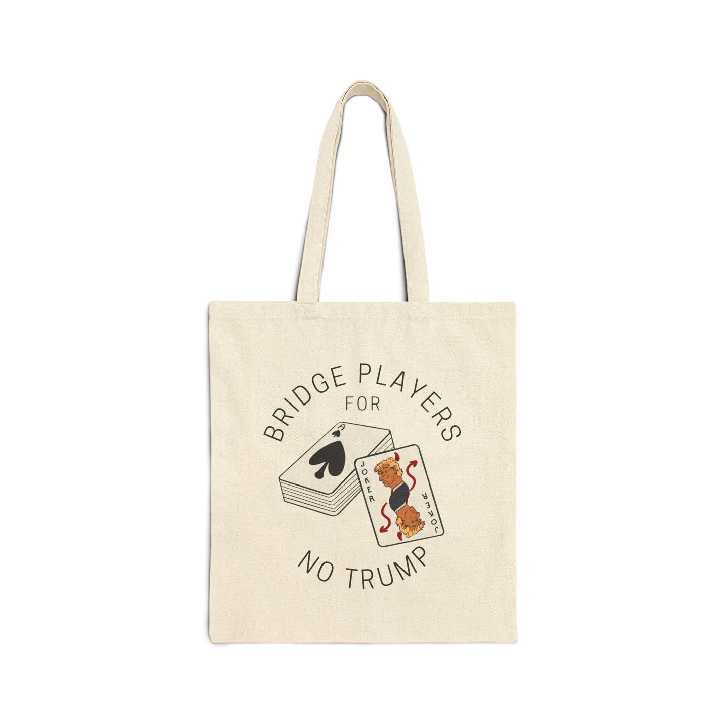 Bridge Players For No Trump Cotton Canvas Tote Bag