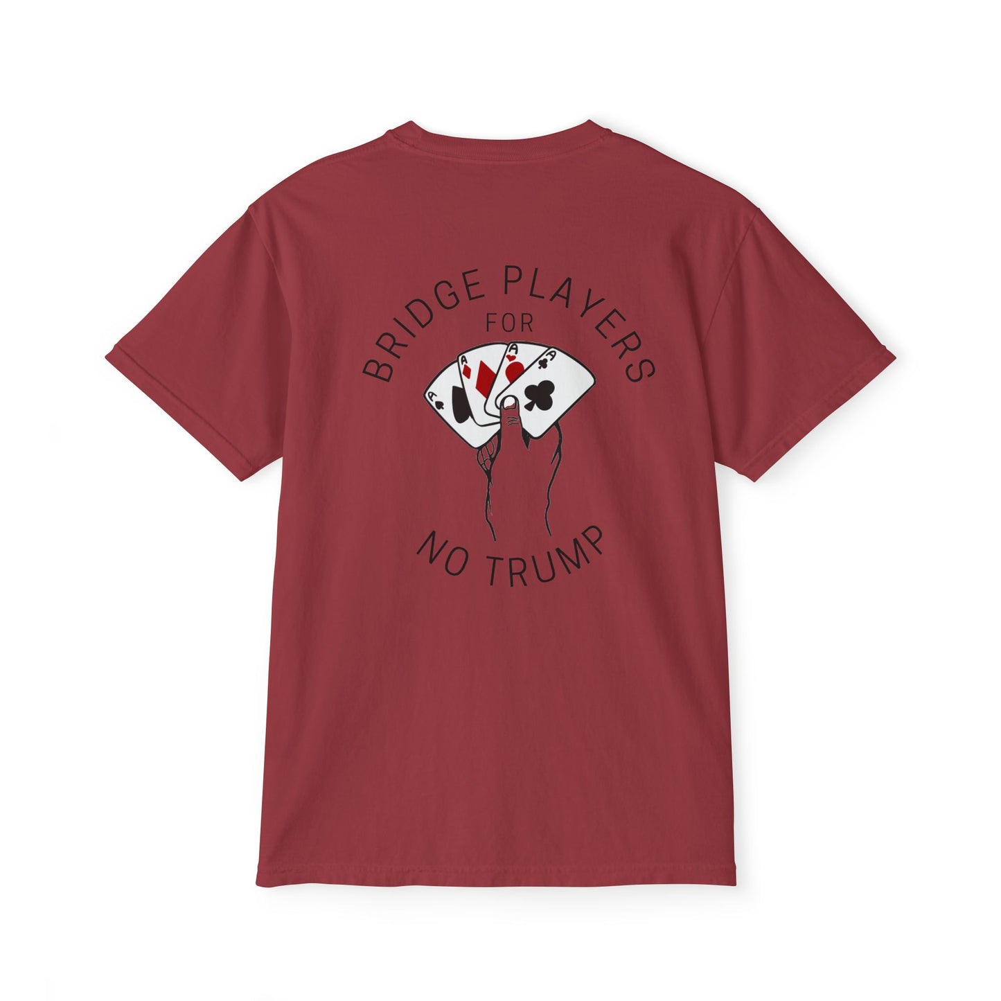 Bridge Players For No Trump - Hand Design - Unisex - Pocket T-Shirt