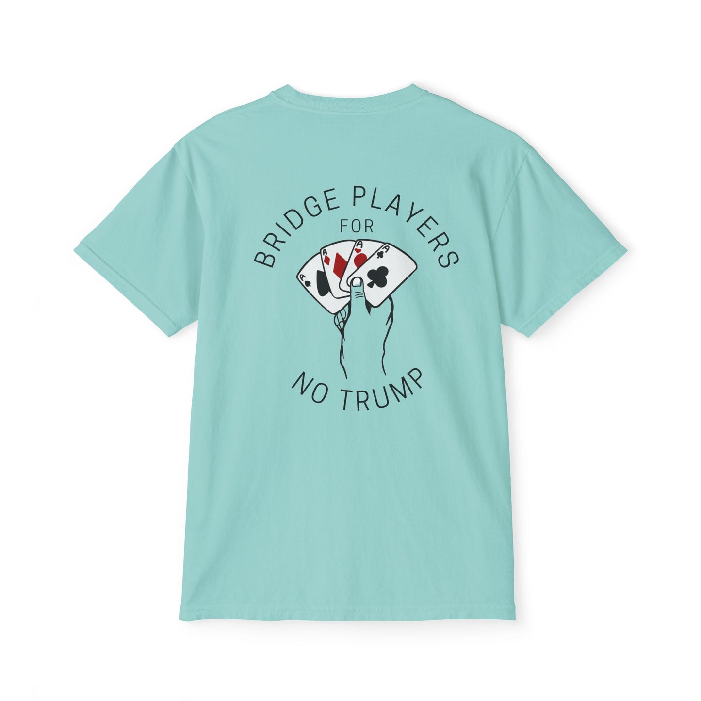 Bridge Players For No Trump - Hand Design - Unisex - Pocket T-Shirt