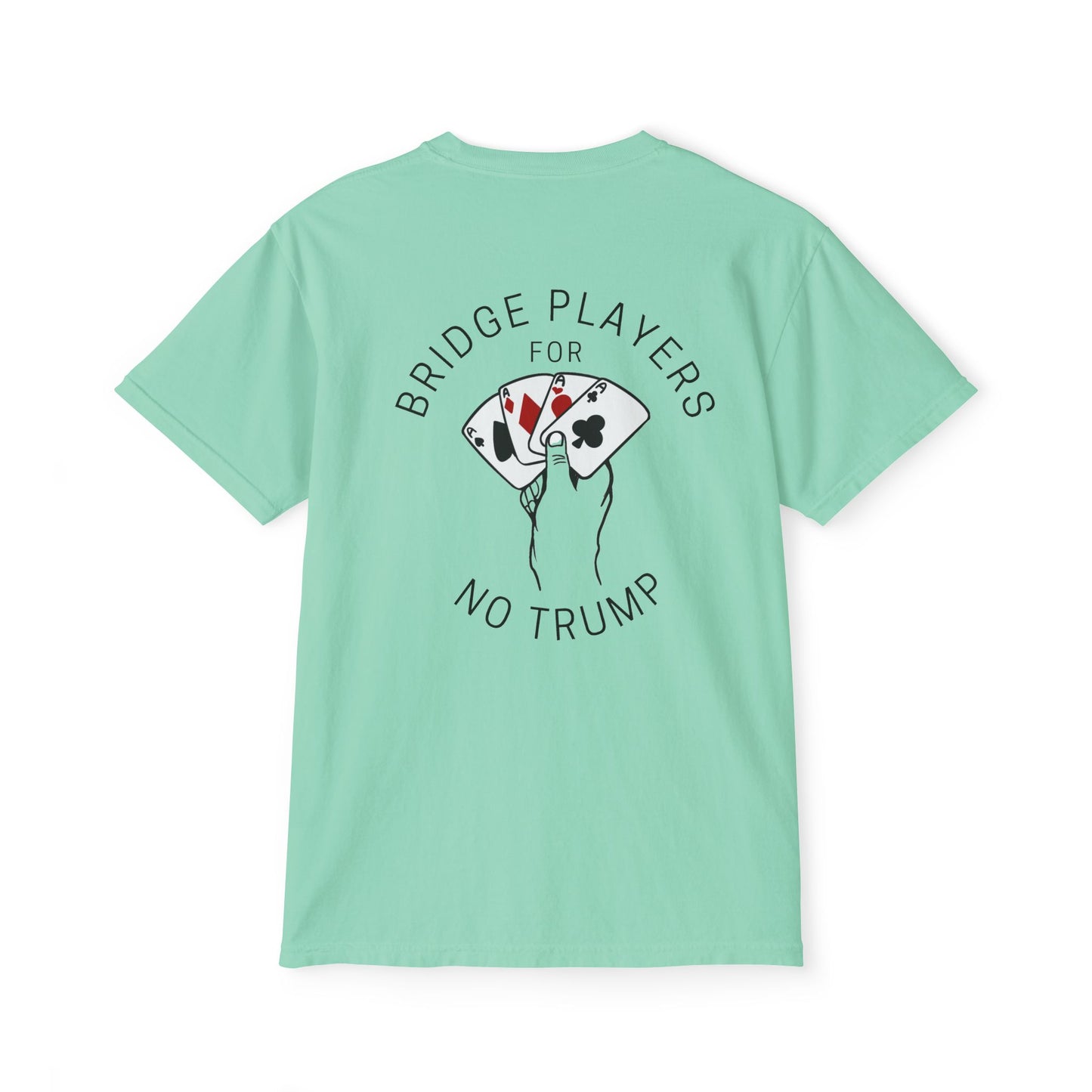 Bridge Players For No Trump - Hand Design - Unisex - Pocket T-Shirt
