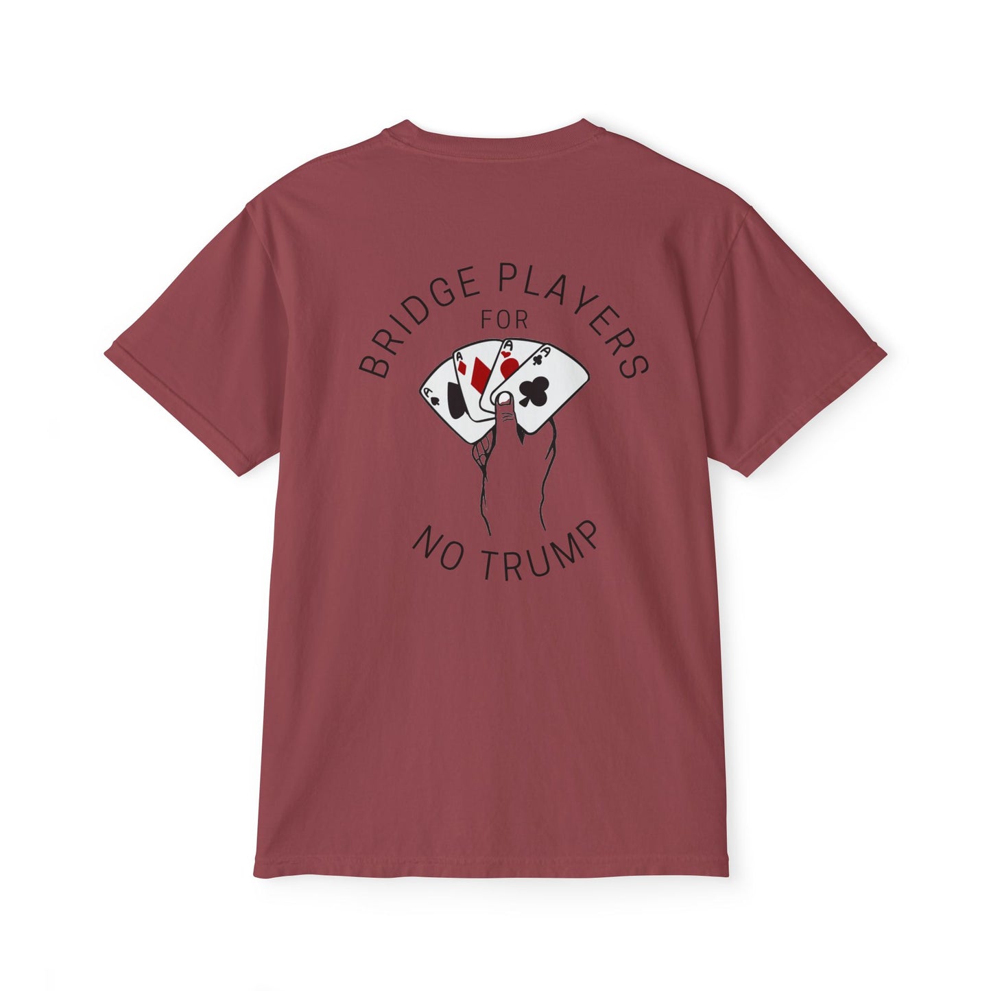 Bridge Players For No Trump - Hand Design - Unisex - Pocket T-Shirt