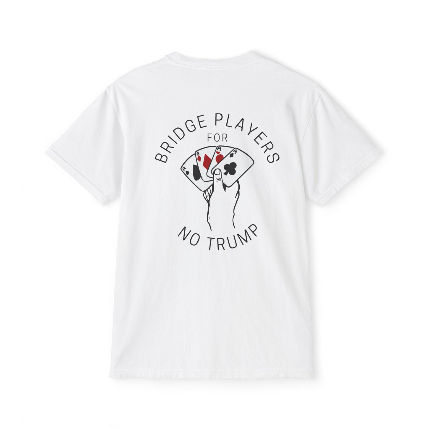 Bridge Players For No Trump - Hand Design - Unisex - Pocket T-Shirt