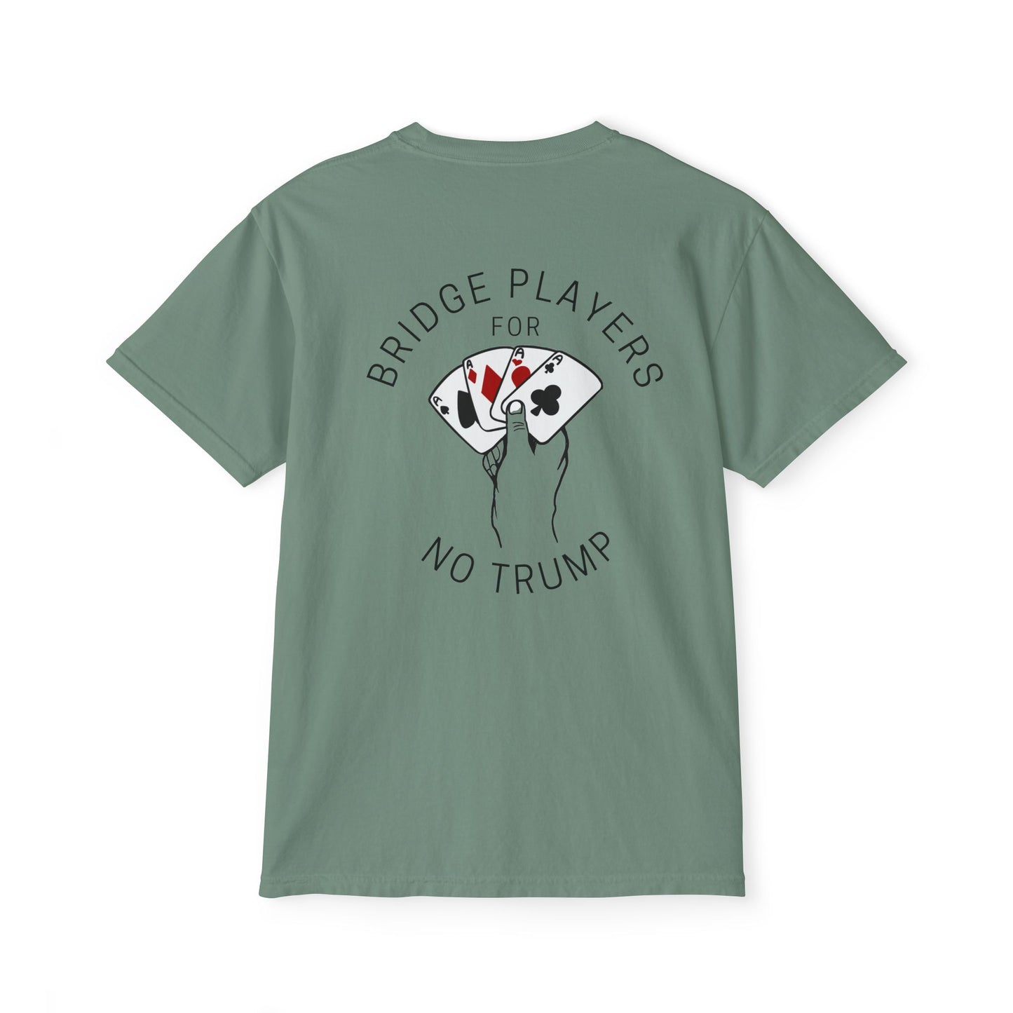 Bridge Players For No Trump - Hand Design - Unisex - Pocket T-Shirt