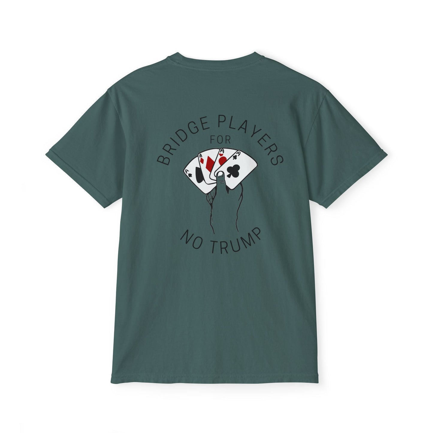 Bridge Players For No Trump - Hand Design - Unisex - Pocket T-Shirt