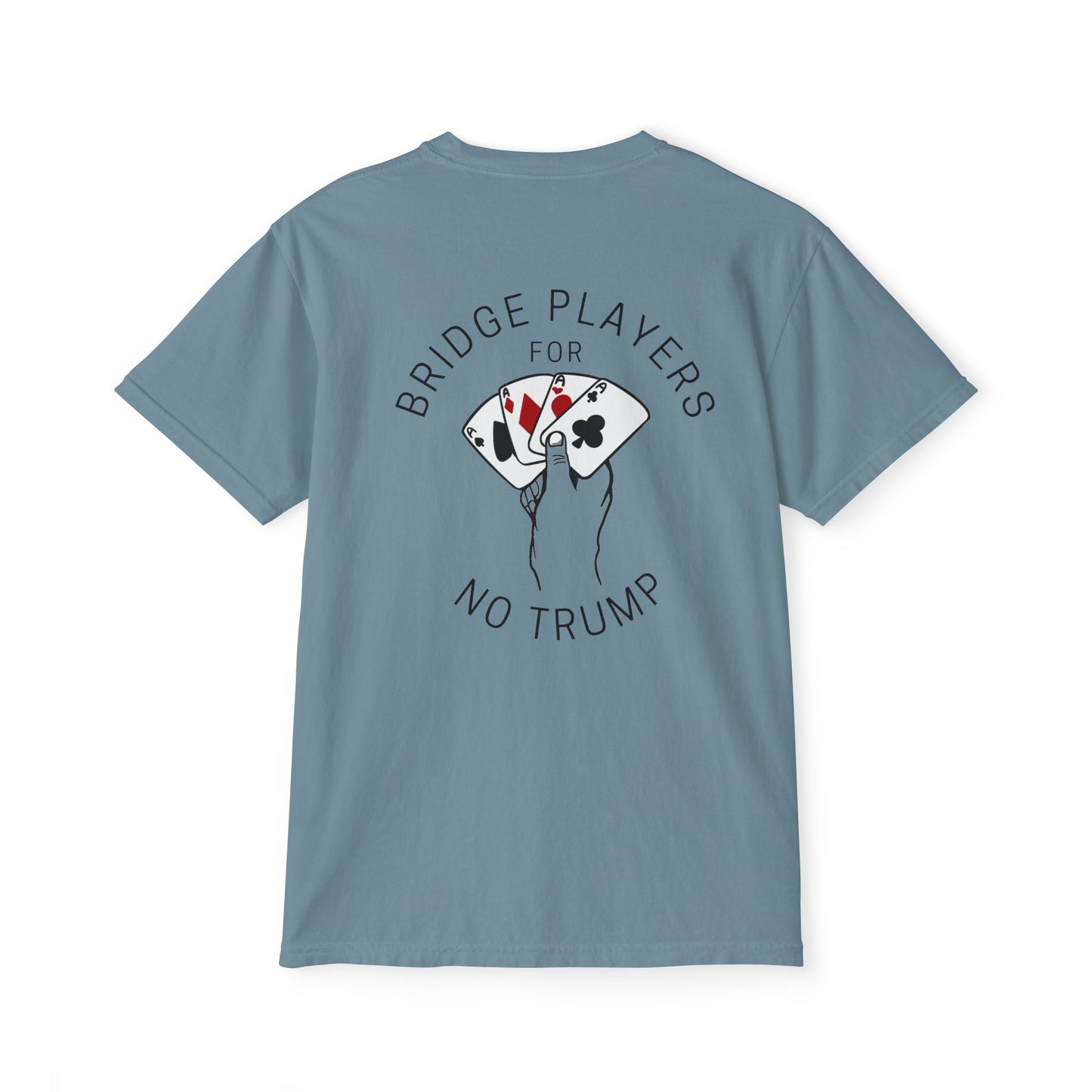 Bridge Players For No Trump - Hand Design - Unisex - Pocket T-Shirt