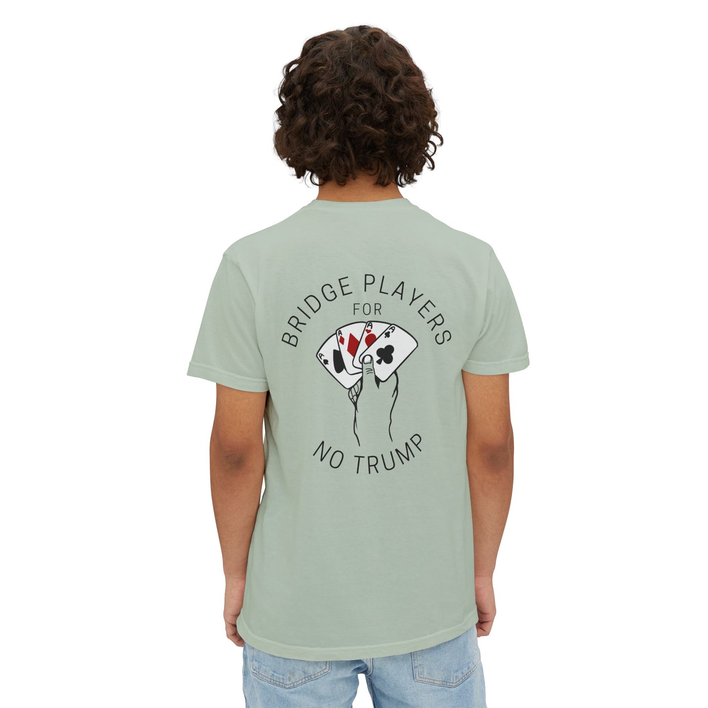 Bridge Players For No Trump - Hand Design - Unisex - Pocket T-Shirt