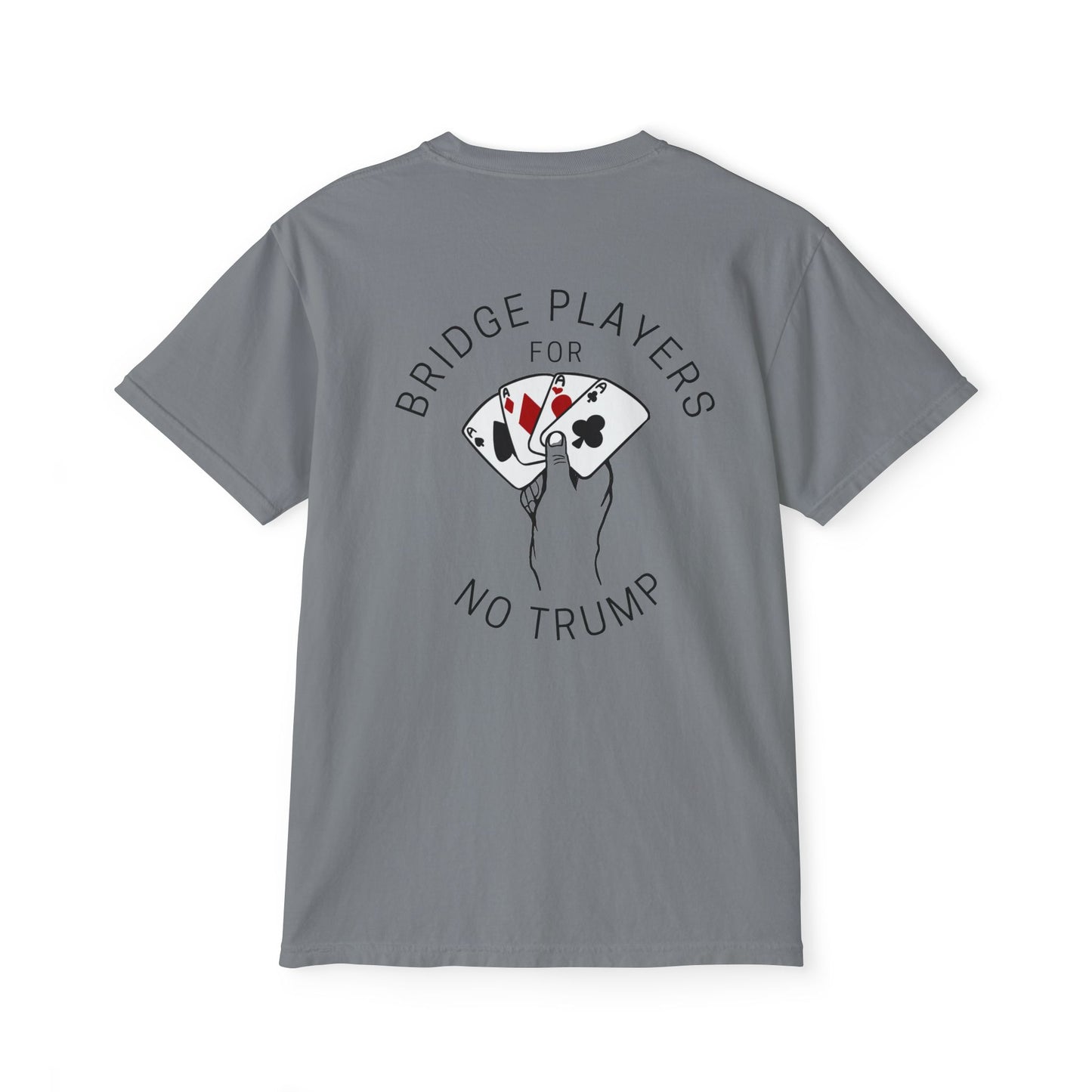 Bridge Players For No Trump - Hand Design - Unisex - Pocket T-Shirt