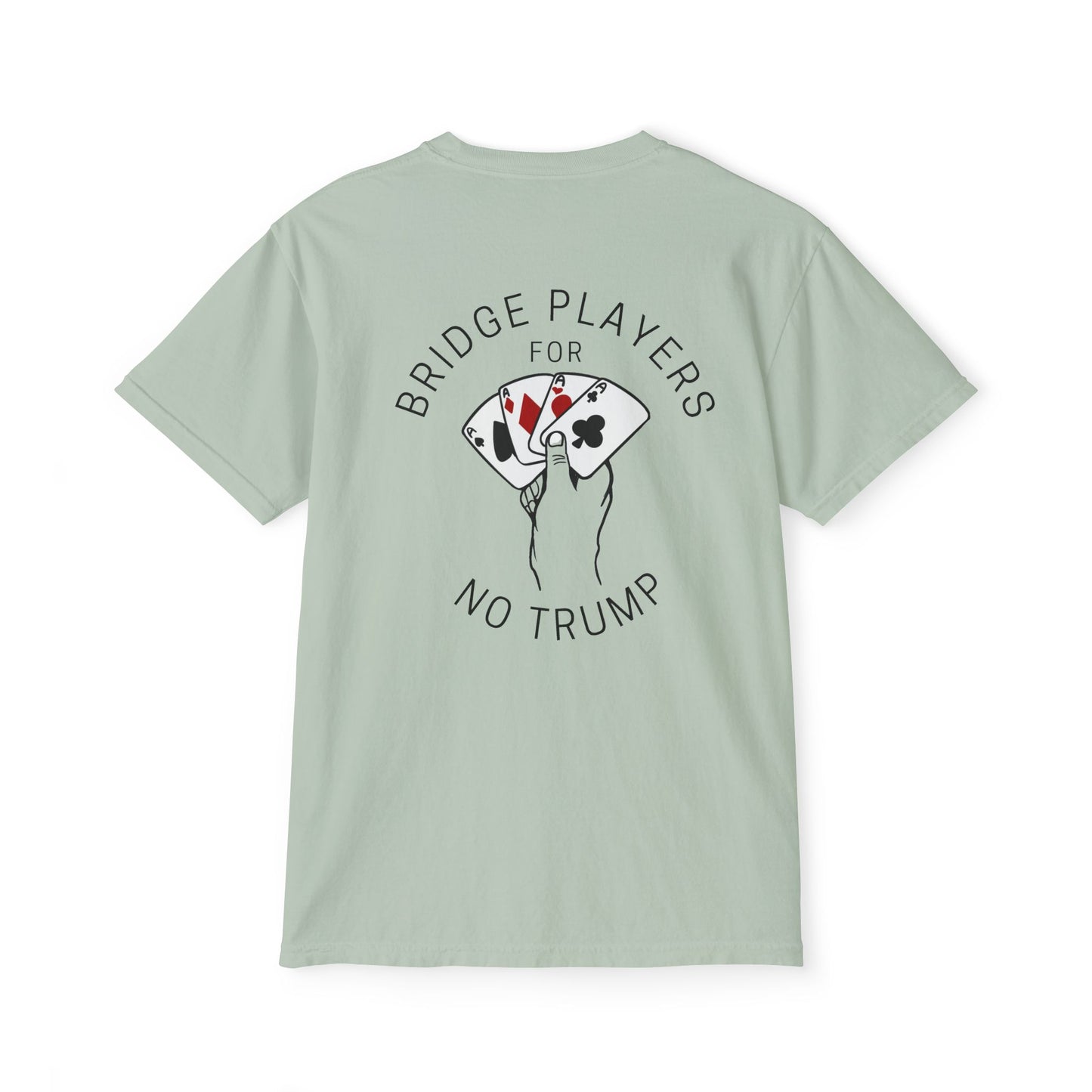 Bridge Players For No Trump - Hand Design - Unisex - Pocket T-Shirt