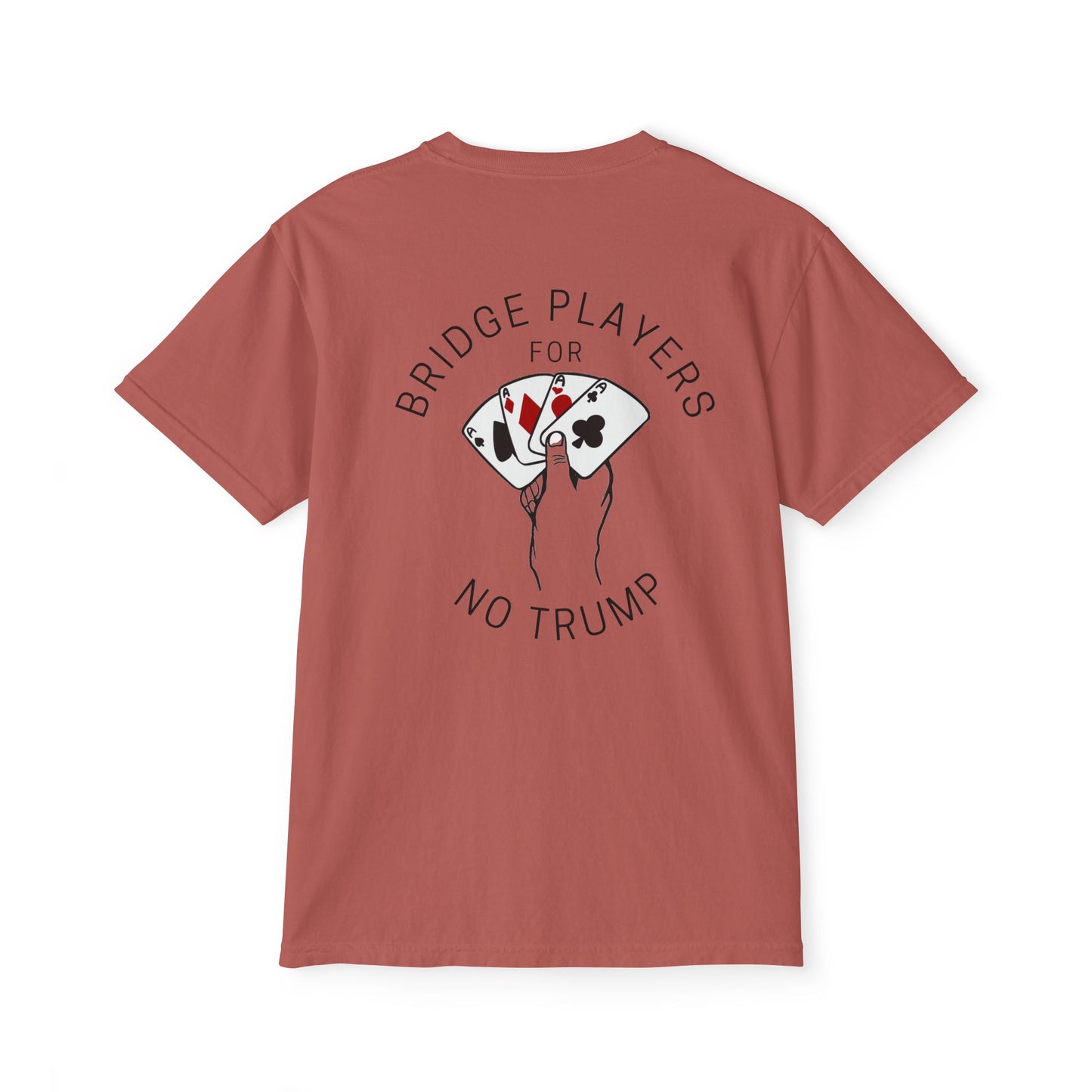 Bridge Players For No Trump - Hand Design - Unisex - Pocket T-Shirt